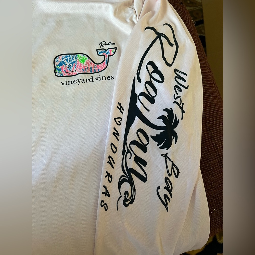 Vineyard vines, pale pink -long sleeve sport shirt, women’s size medium